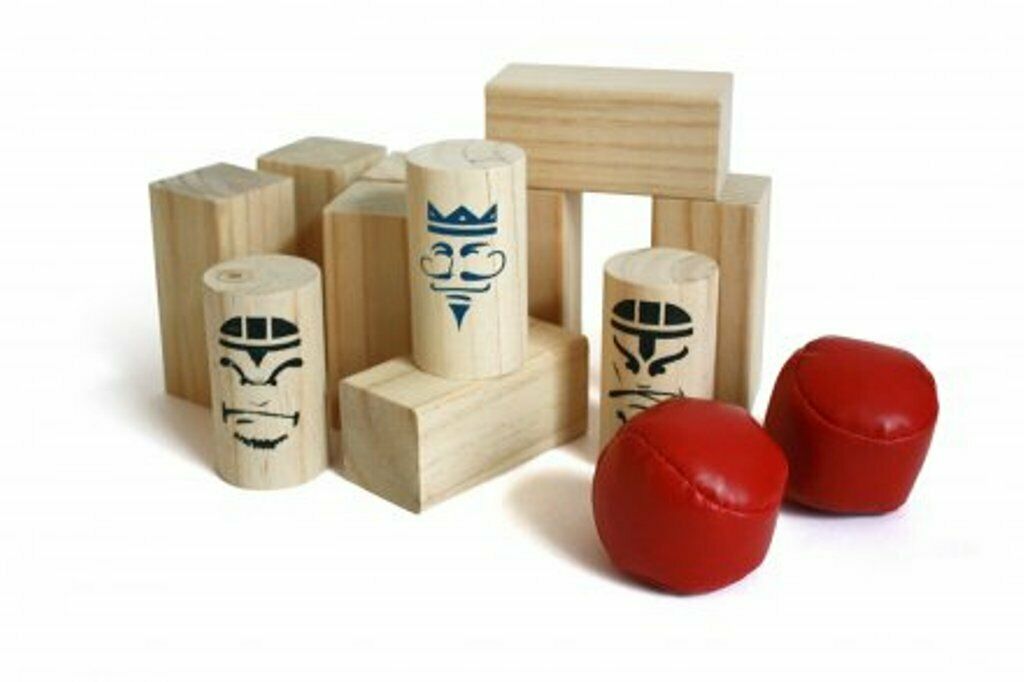Tactic Garden Games - King Of The Hill Wooden game card case with handle