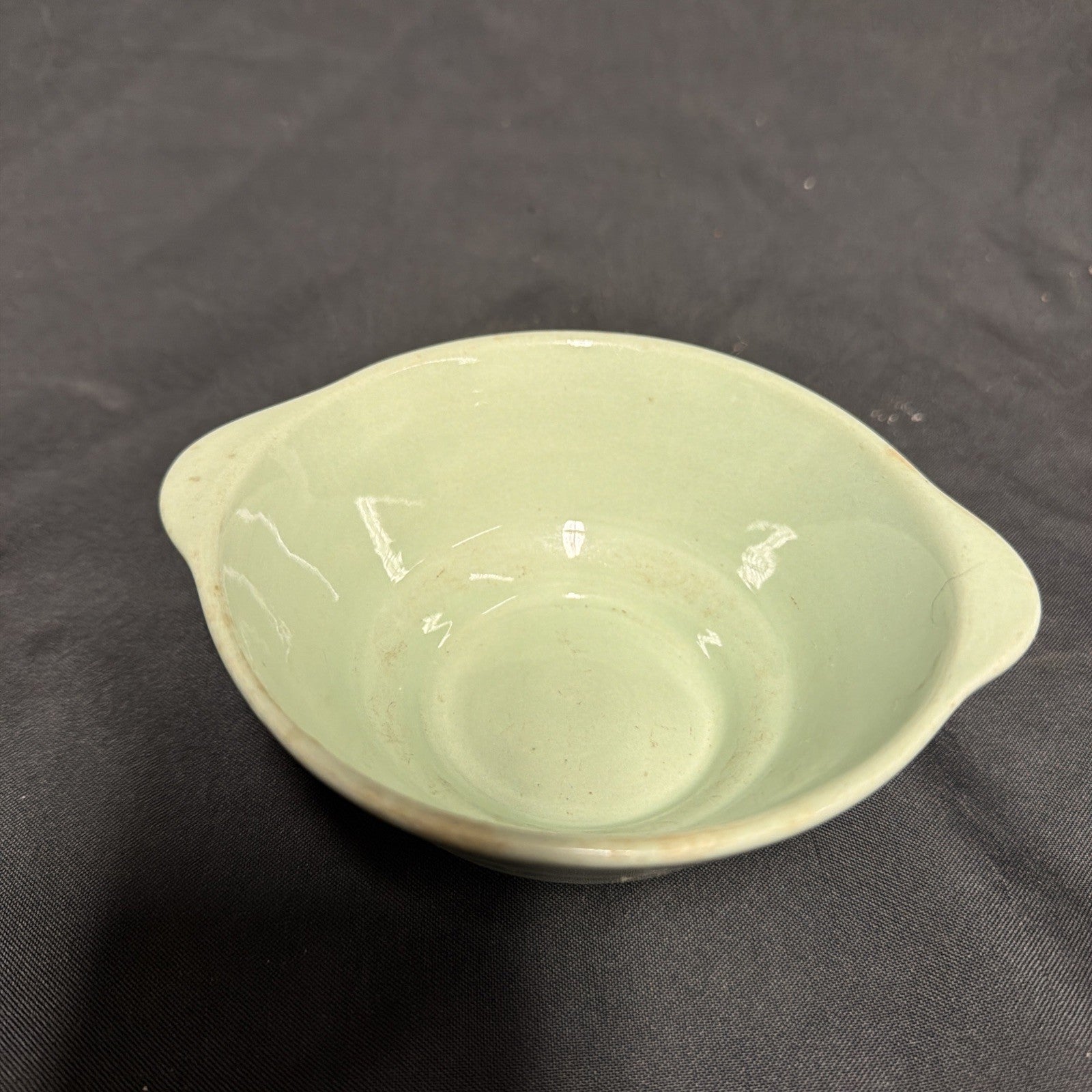 Wood's Ware Beryl Utility Green 1940's Soup Bowl 12cm Diameter- (1931) 