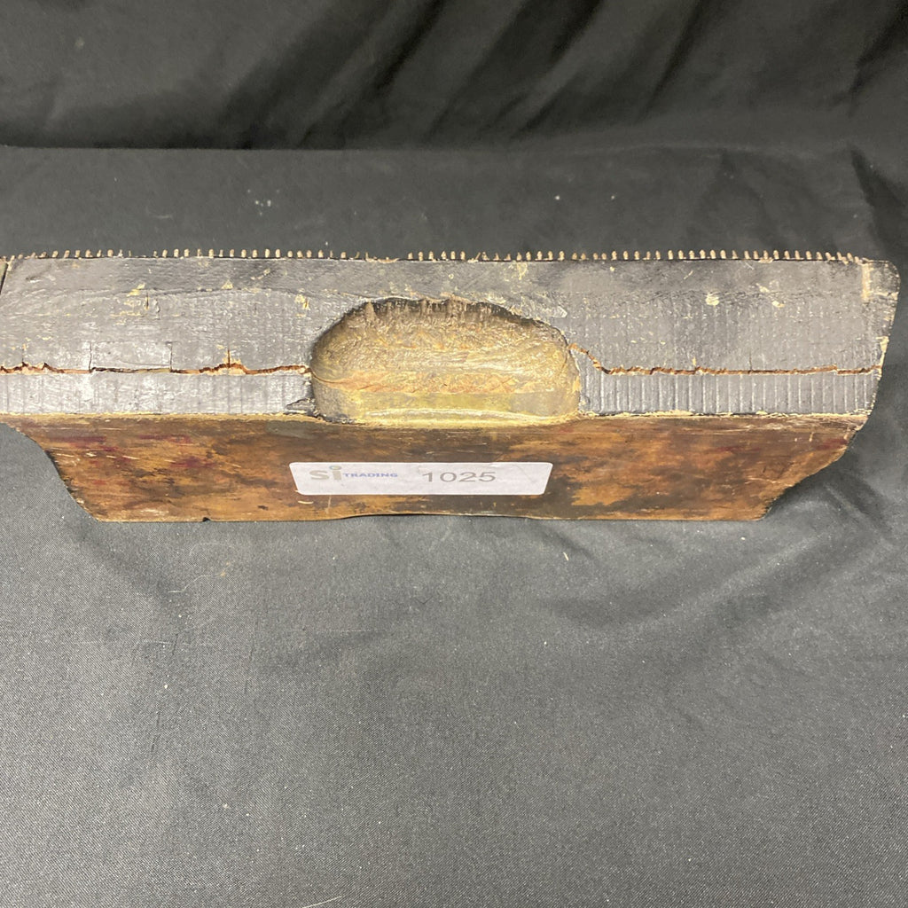 Antique Textile / Wallpaper Printing Block Large Metal Pattern - (1025)