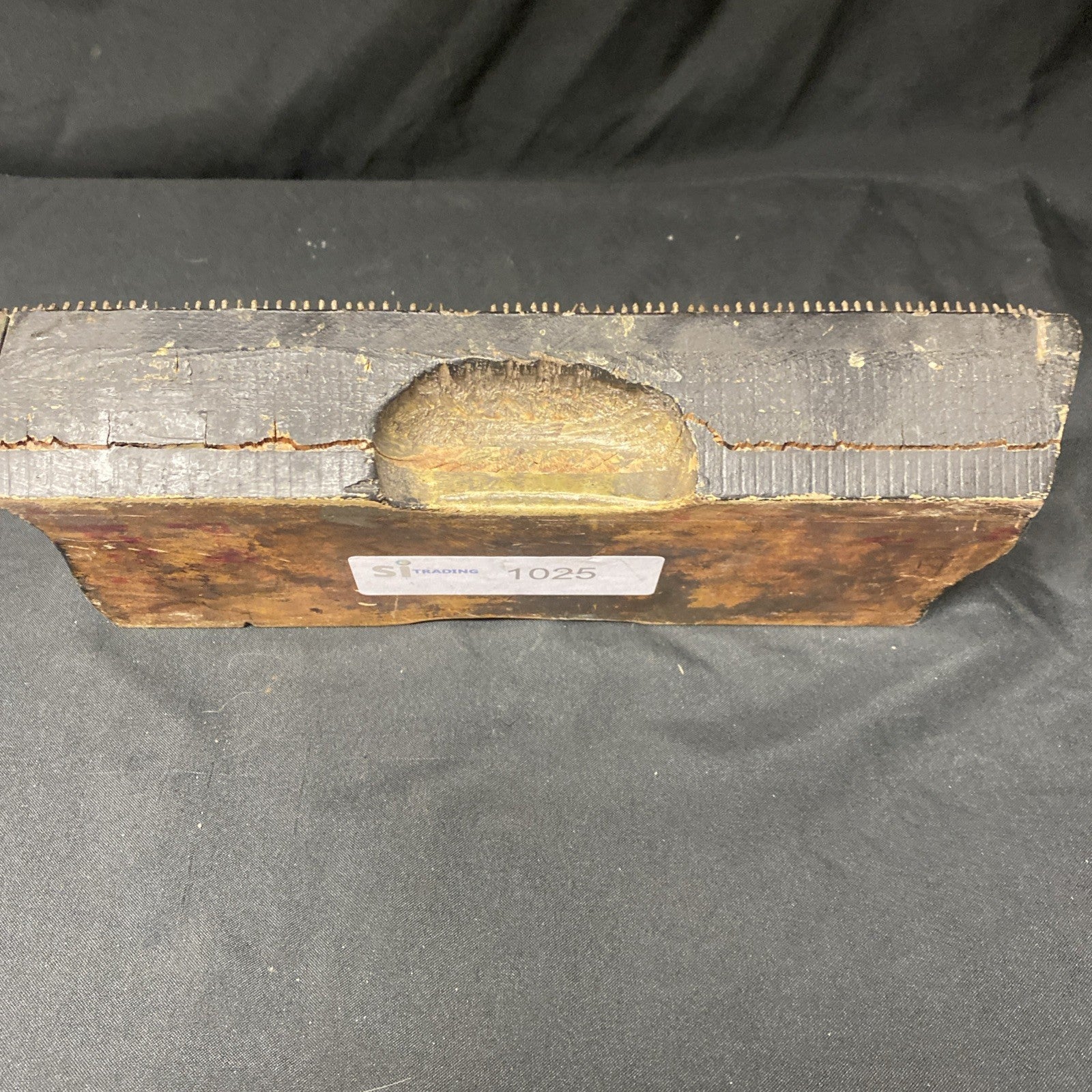 Antique Textile / Wallpaper Printing Block Large Metal Pattern - (1025)