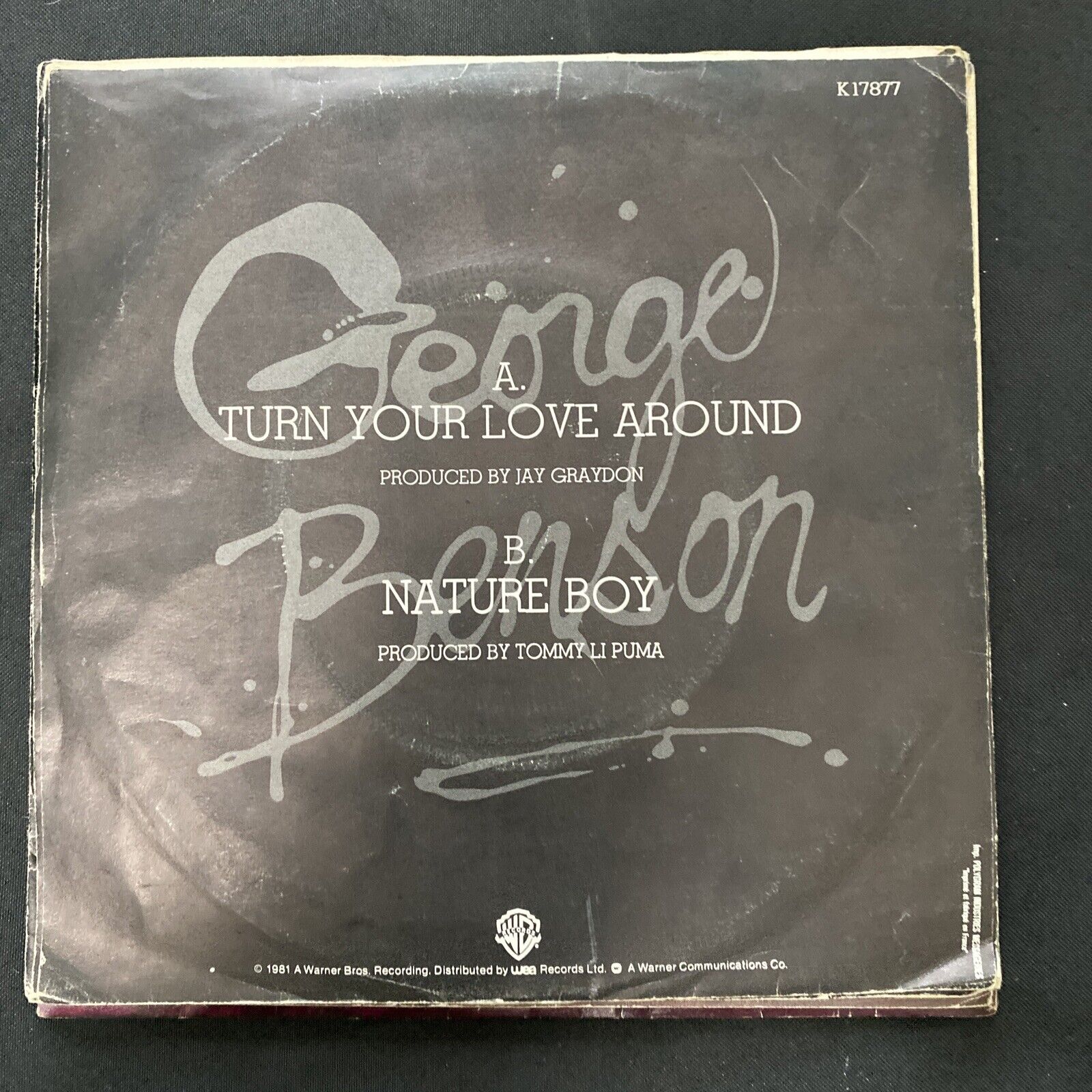 Vinyl Records 7" Singles 5 x 1980's George Benson, Michael Bolton Etc - (9458)