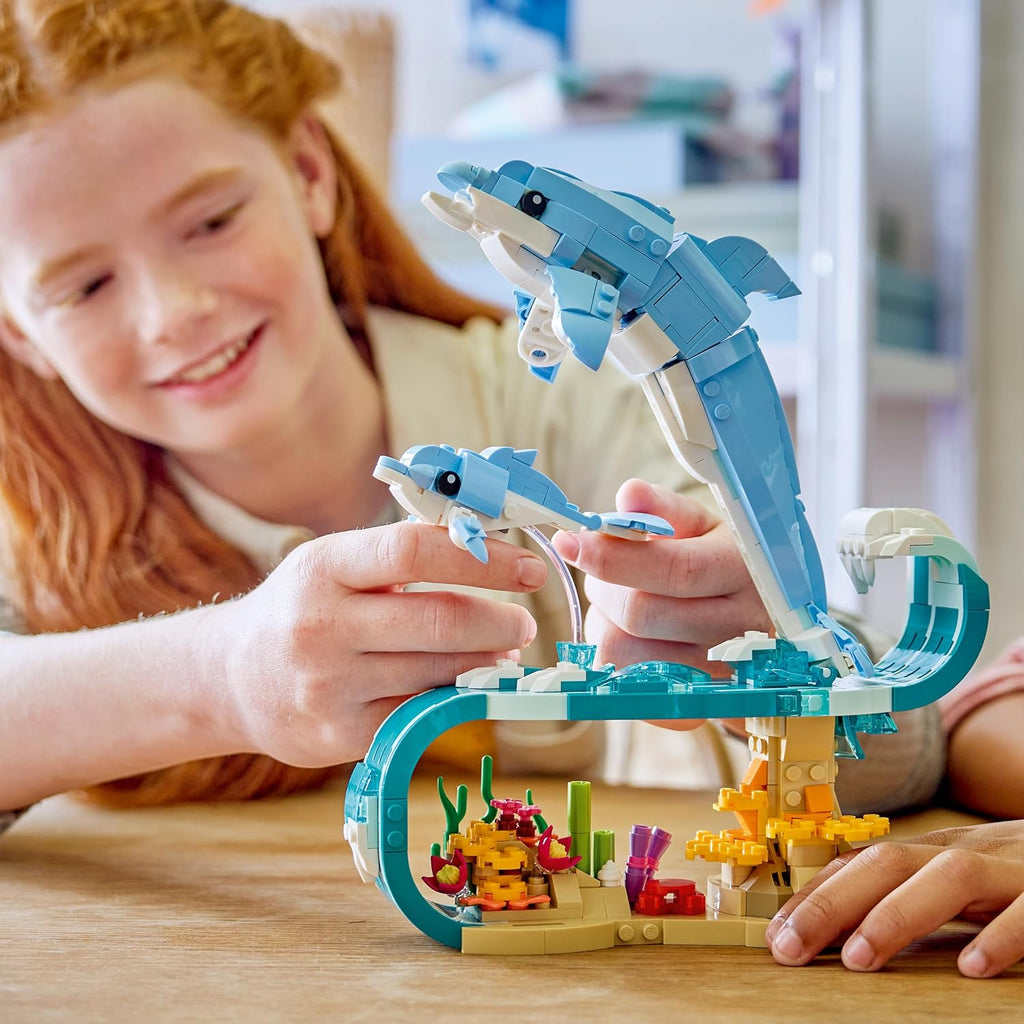 LEGO Creator 3 in 1 - Sea Animals: Beautiful Dolphins / Seahorse / Crab - 31385