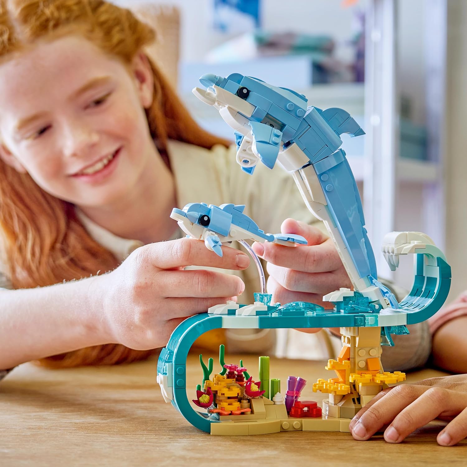 LEGO Creator 3 in 1 - Sea Animals: Beautiful Dolphins / Seahorse / Crab - 31385