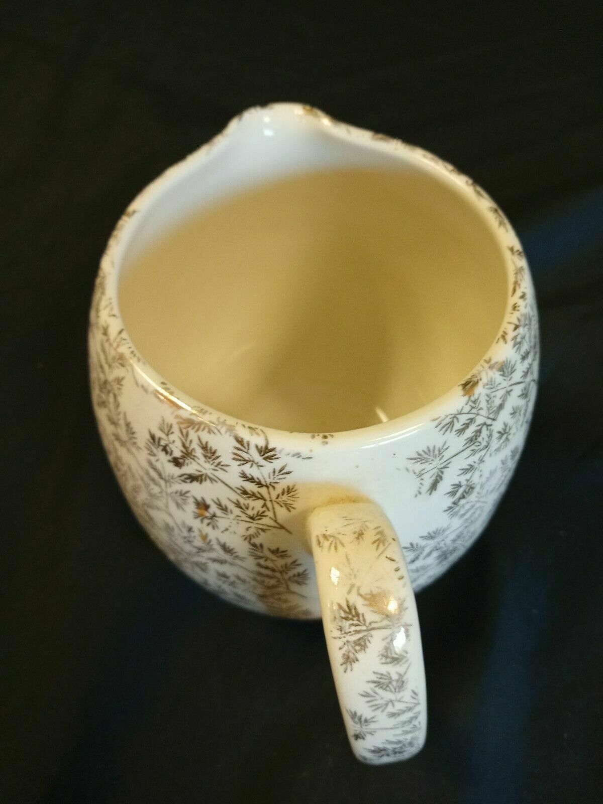 Vintage Jug Sadler Pinkie Crinoline Lady Gilded 12cm Tall - (7889)