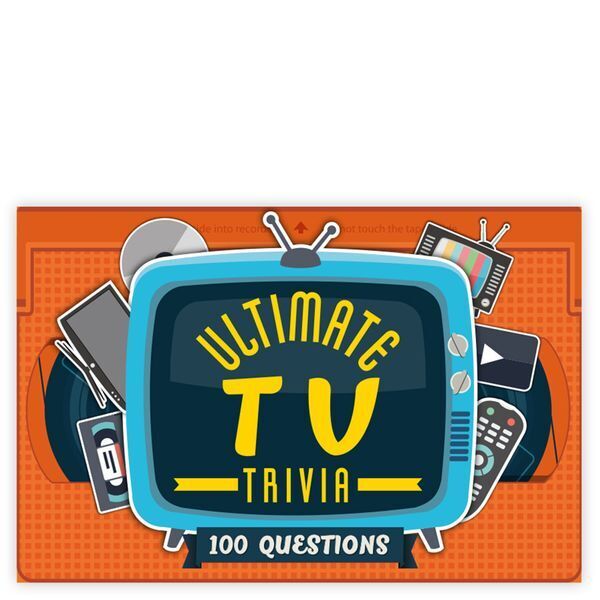 Ultimate TV Trivia pocket family card game - (1387)