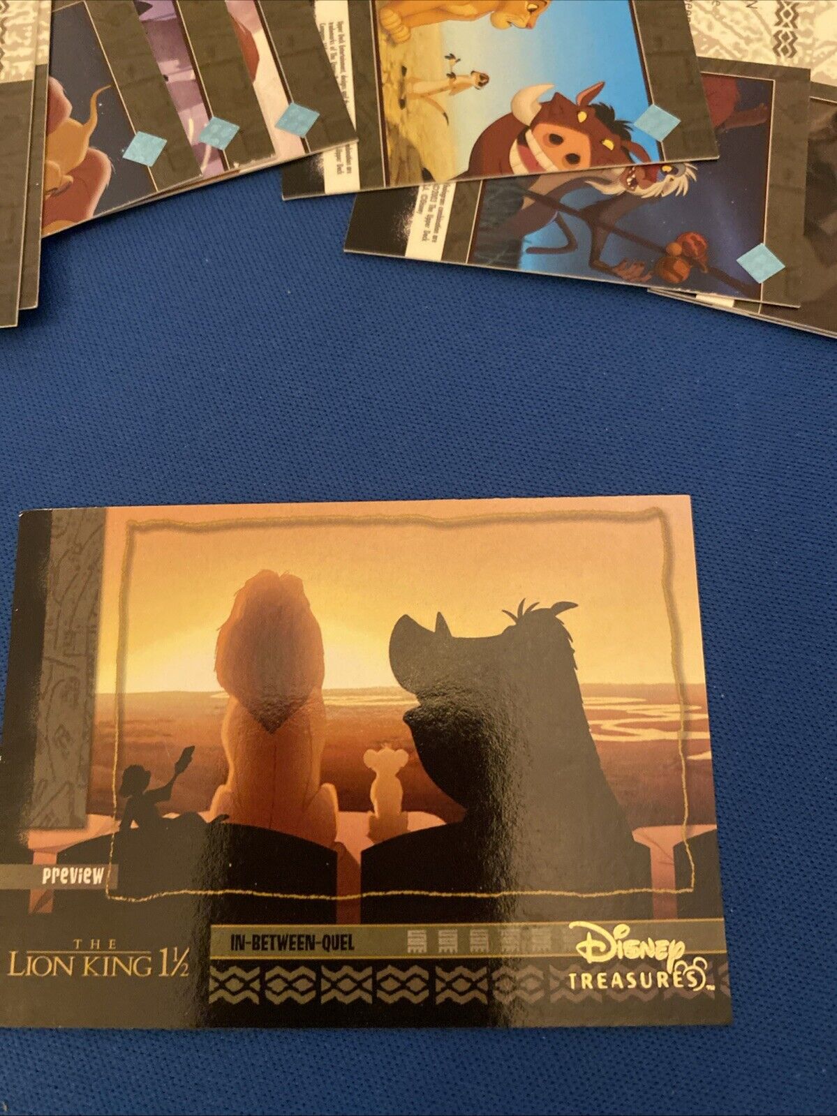 Upper Deck 2003 Disney Treasures Lion King FULL SET  x10 Trading Cards (5759