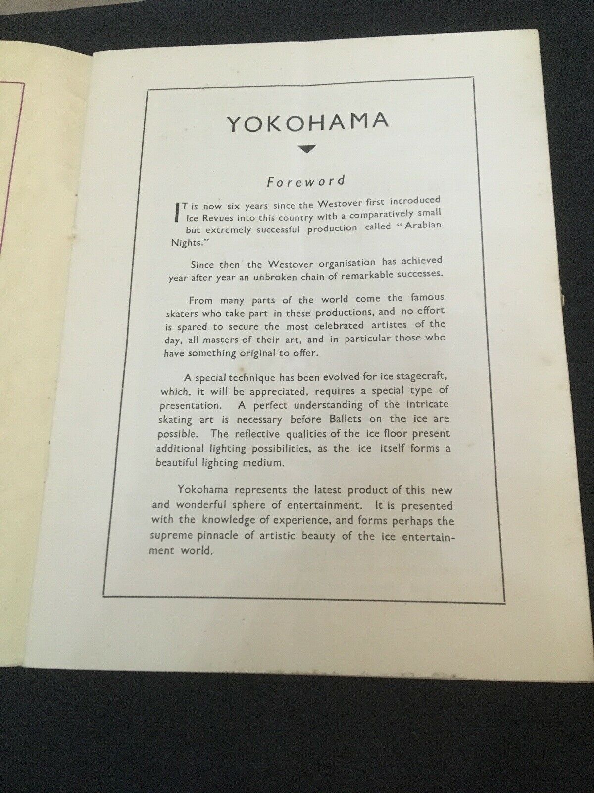 Yokahama 1937 Bournemouth Programme + Otto Gold Albert Enders autographs -(2943)