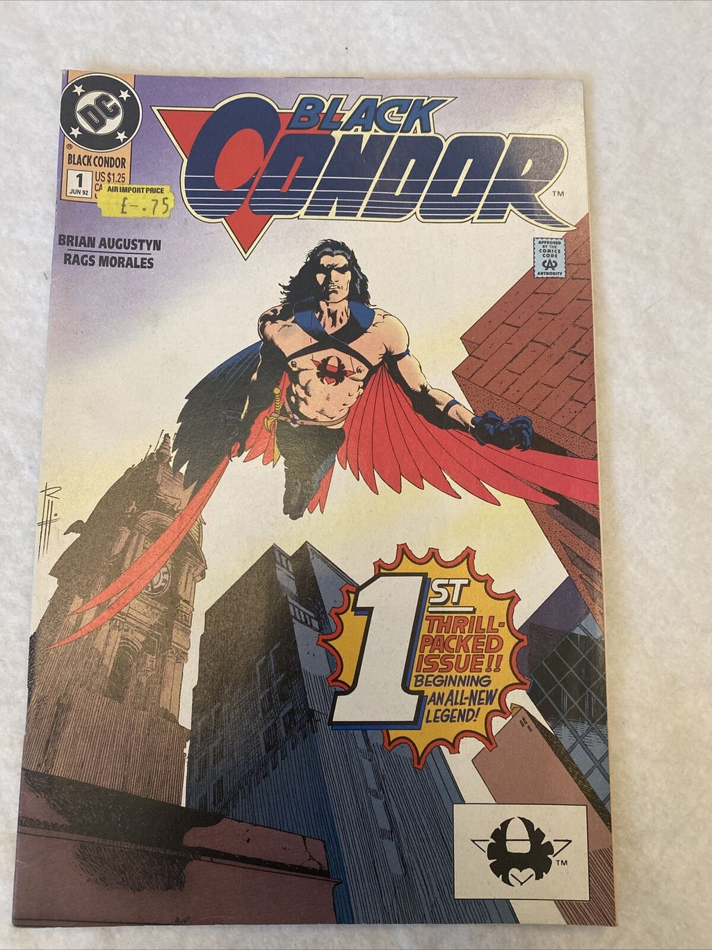 COMIC - DC Comics BLACK CONDOR  1st Issue  - Jun 1992 - New York - (8843)