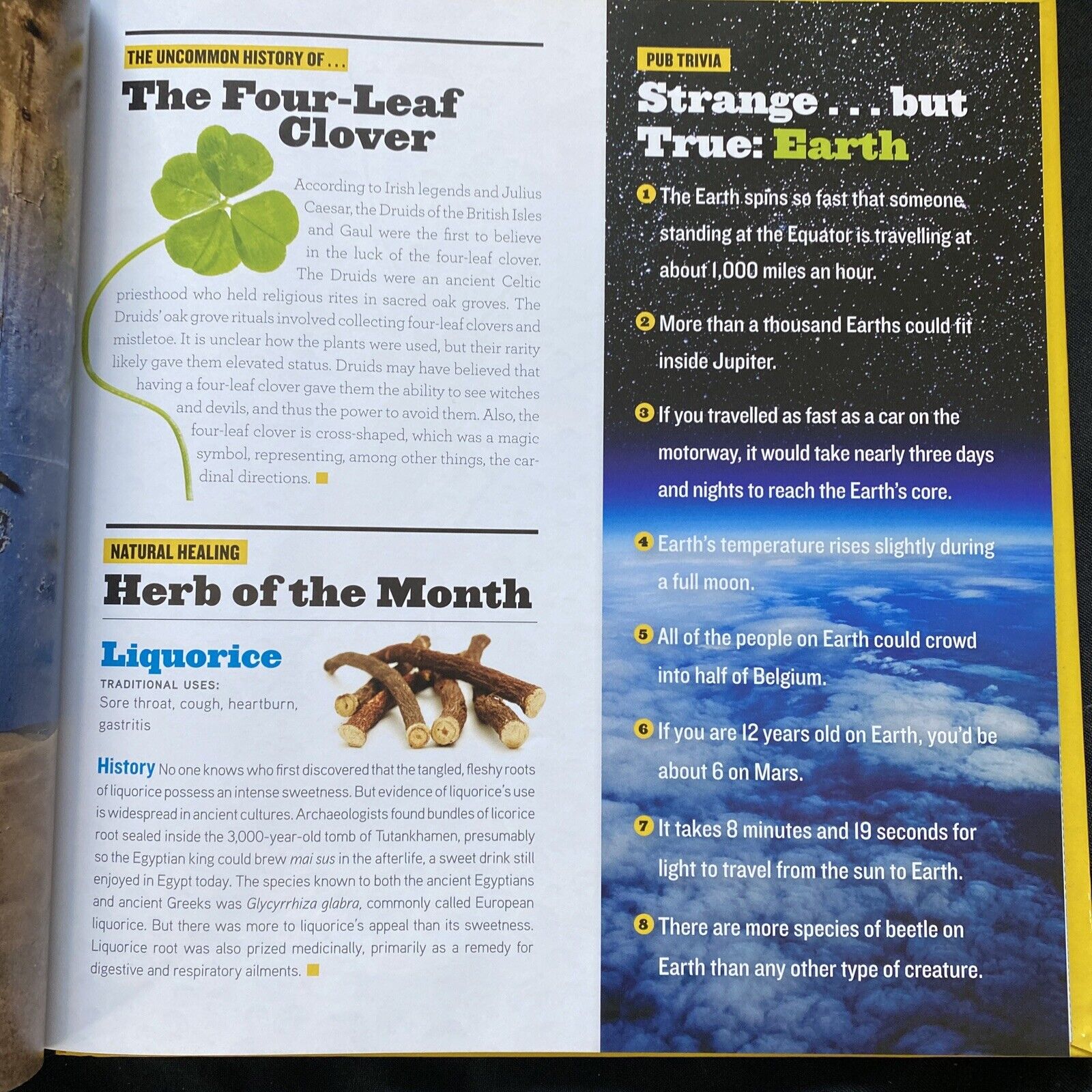 BOOK - The Best of National Geographic 2013 yearbook - Hardback - (9581)