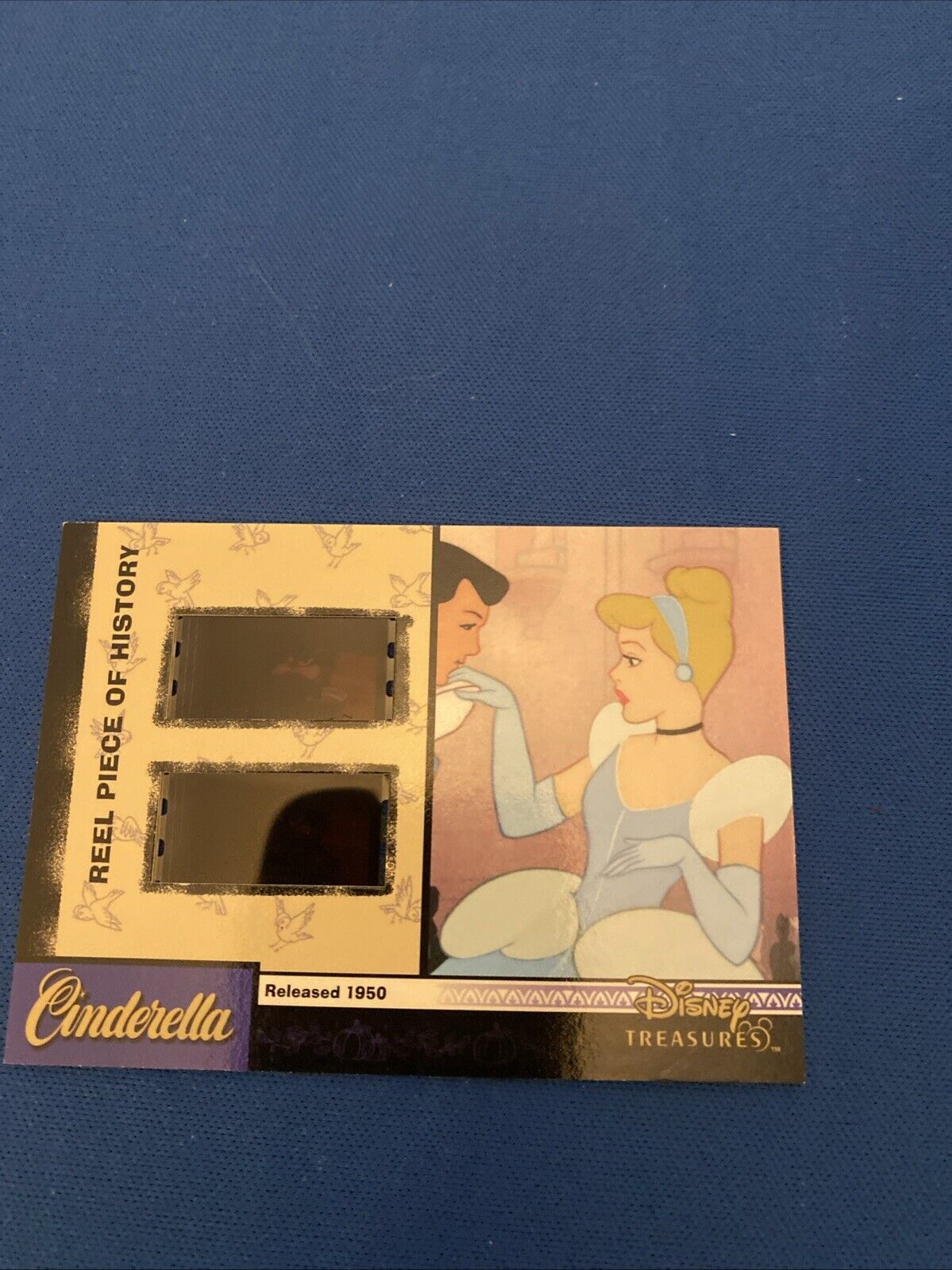 2003 Upper Deck Disney Treasures Cinderella Reel Piece of History Card PH15 5771