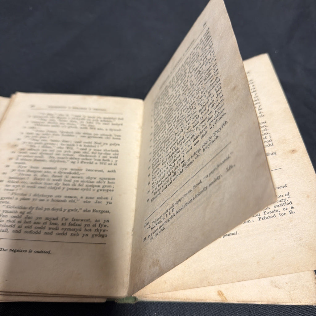 Detholion Straeon Y Pentan, Daniel Owen - Welsh Language book - (1901)