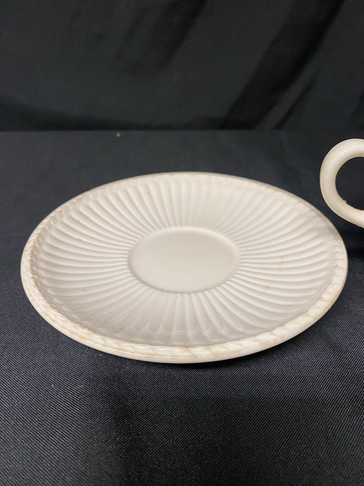 Wedgwood Of Etruria & Barlaston Edme Cream Teacup & Saucer Made In England (1406