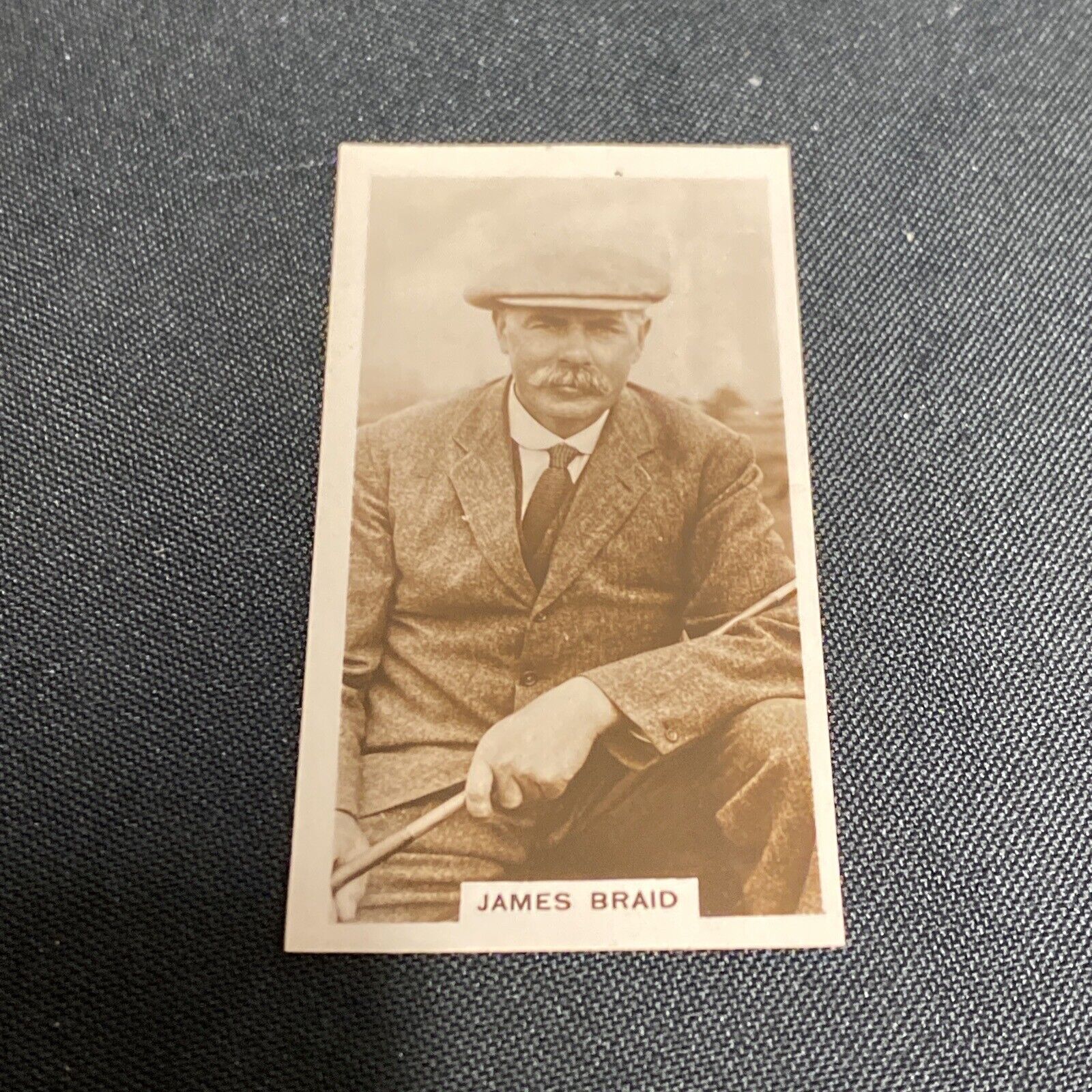 MILLHOFF- IN THE PUBLIC EYE Cigarette Card Photograph 1930 #08 GOLF JAMES BRAID