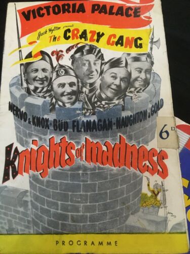 Victoria Palace 1950's Theatre programmes x 6 Flanagan Nervo Knox Askey Etc - (2948)