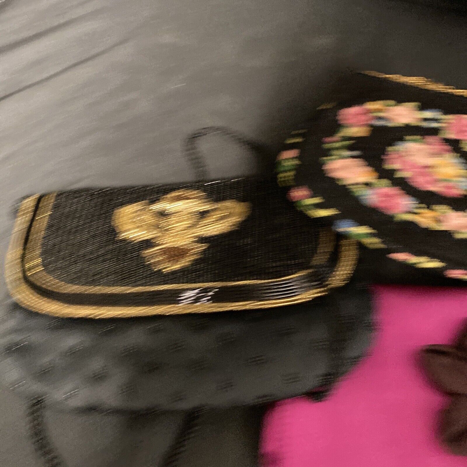 Antique Tapastry and Brass Handbag + Alexon and Avon Vintage bags - (9149)