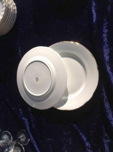 Mayfair Bone China - 22 Saucers , 1 Cup , 2 Milk Jugs 3 Plates Used  - (126)