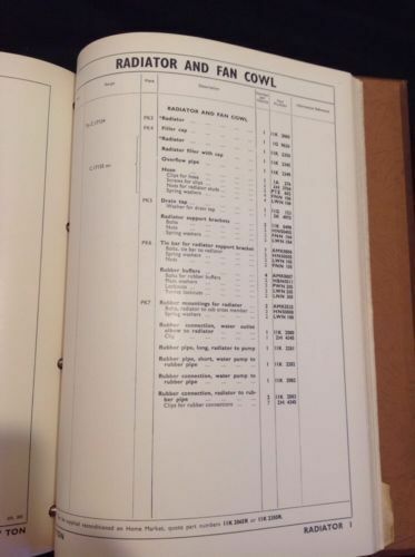 B.M.C. 7-Ton Truck Parts List - The Austin Motor Co Ltd - 1956 -Unused Book (339