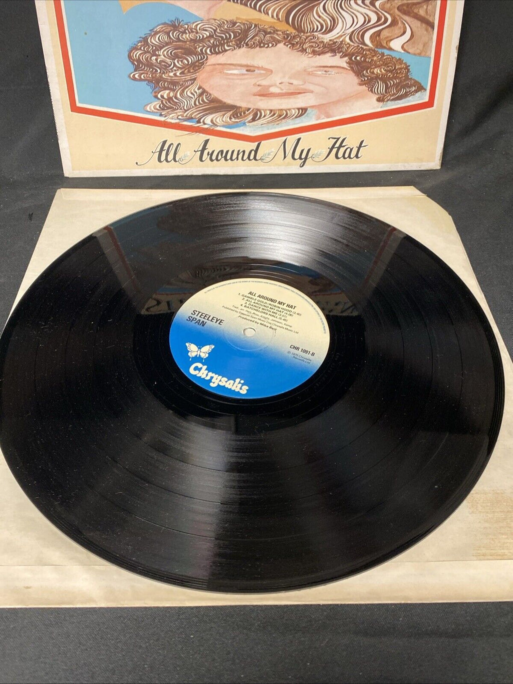 VINYL RECORD - Steeleye Span All Around My Hat 1975 -CHR1091-B -(5683)