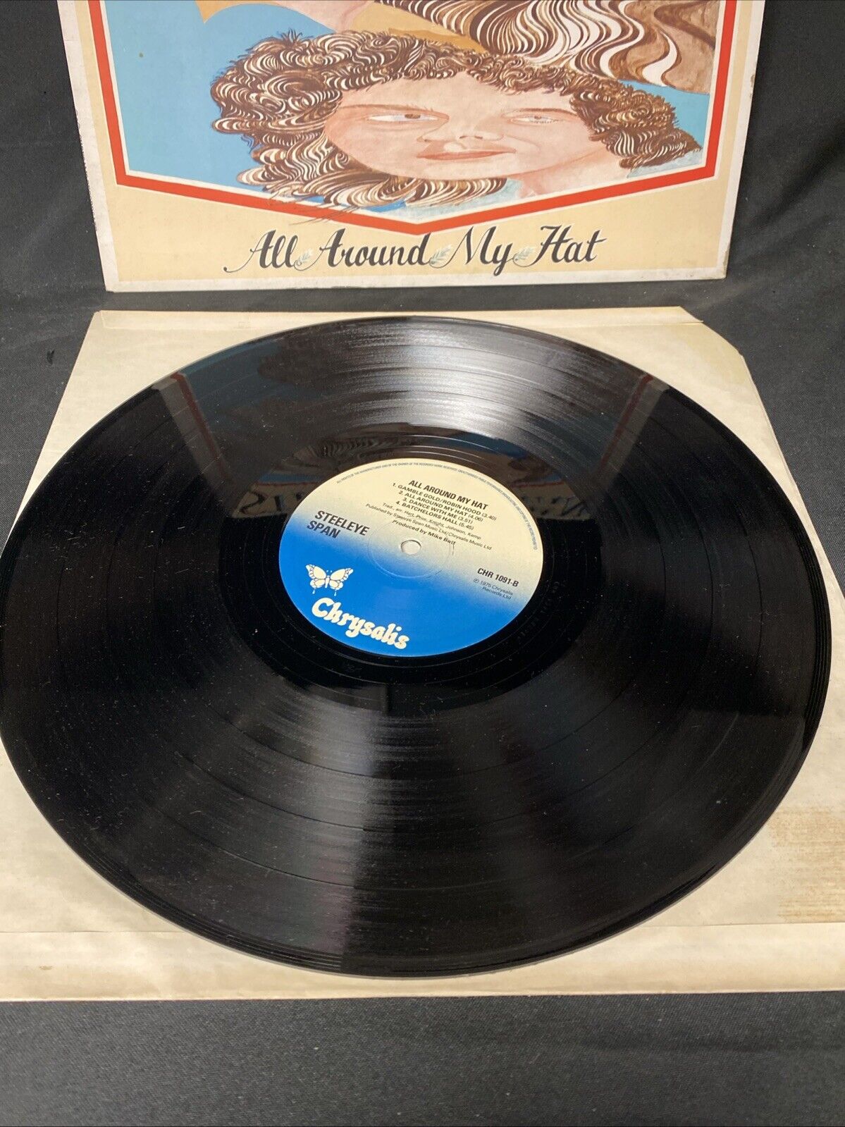 VINYL RECORD - Steeleye Span All Around My Hat 1975 -CHR1091-B -(5683)