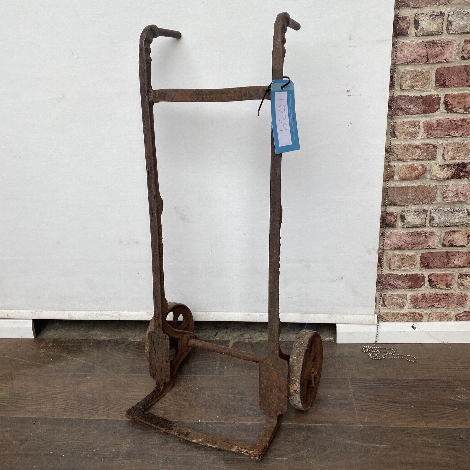 Antique Sack Truck Trolley THE ESSANESS CO Grimsby Ltd - (1039)