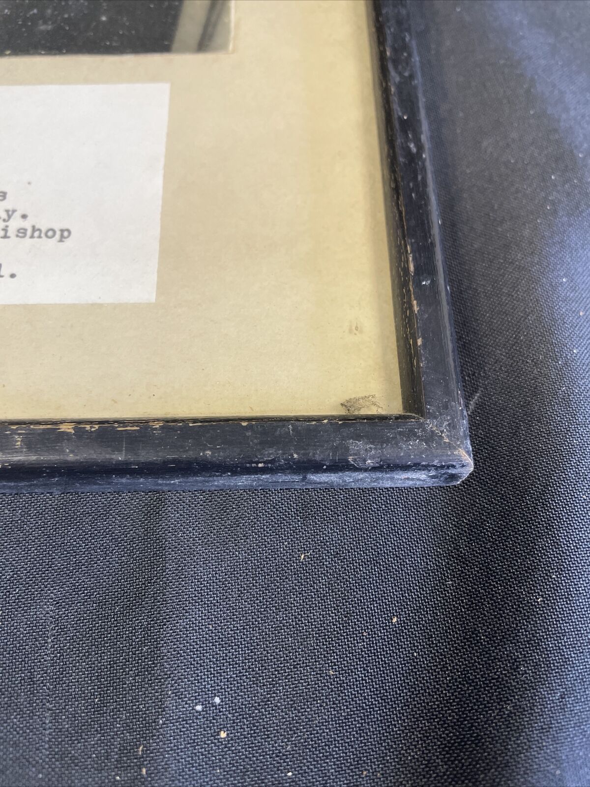 Vintage Press Photo Original framed with document in 1963 Pope Paul VI - (8146)