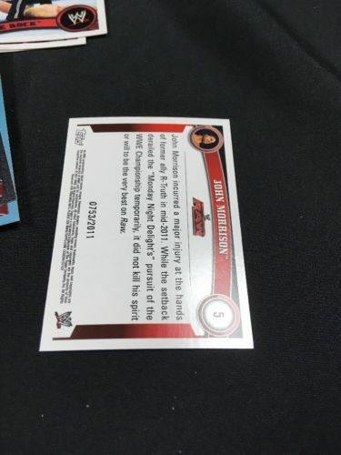TOPPS WWE Cards 2011 - Raw x 22 Raw Metallic x 3 NXT x 2 - (6341)