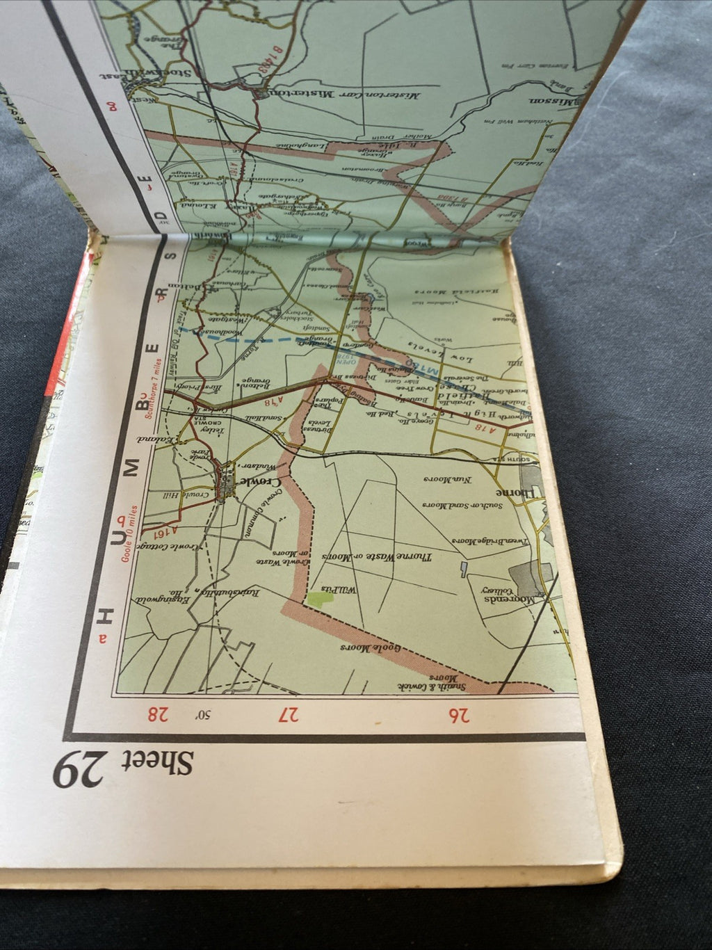 The Peak & South Yorks Bartholomew National Map 1:100 Scale #29 (1269)