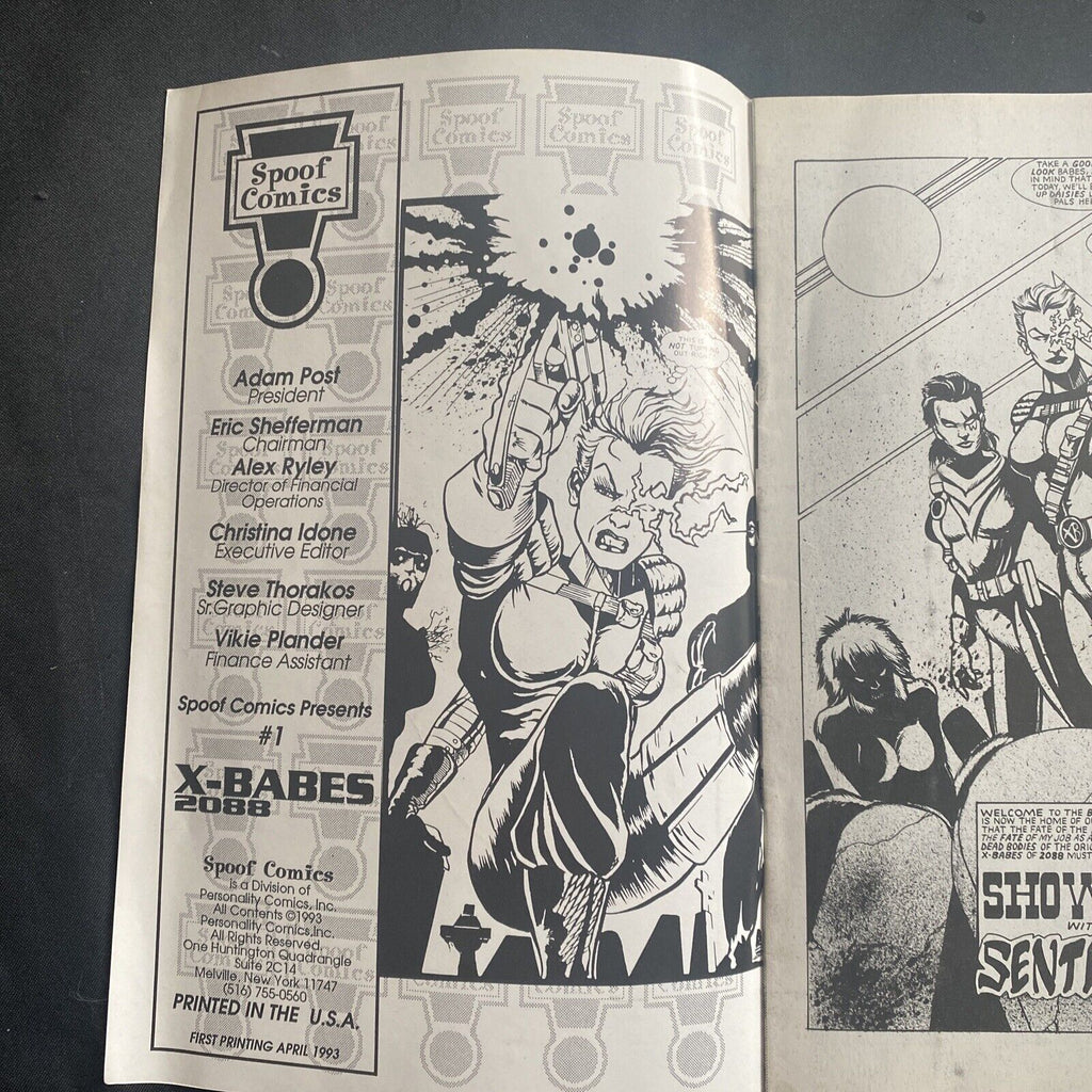 COMIC - SPOOF Comics - X-BABES 2088 - April 1993 #1 - (8780)