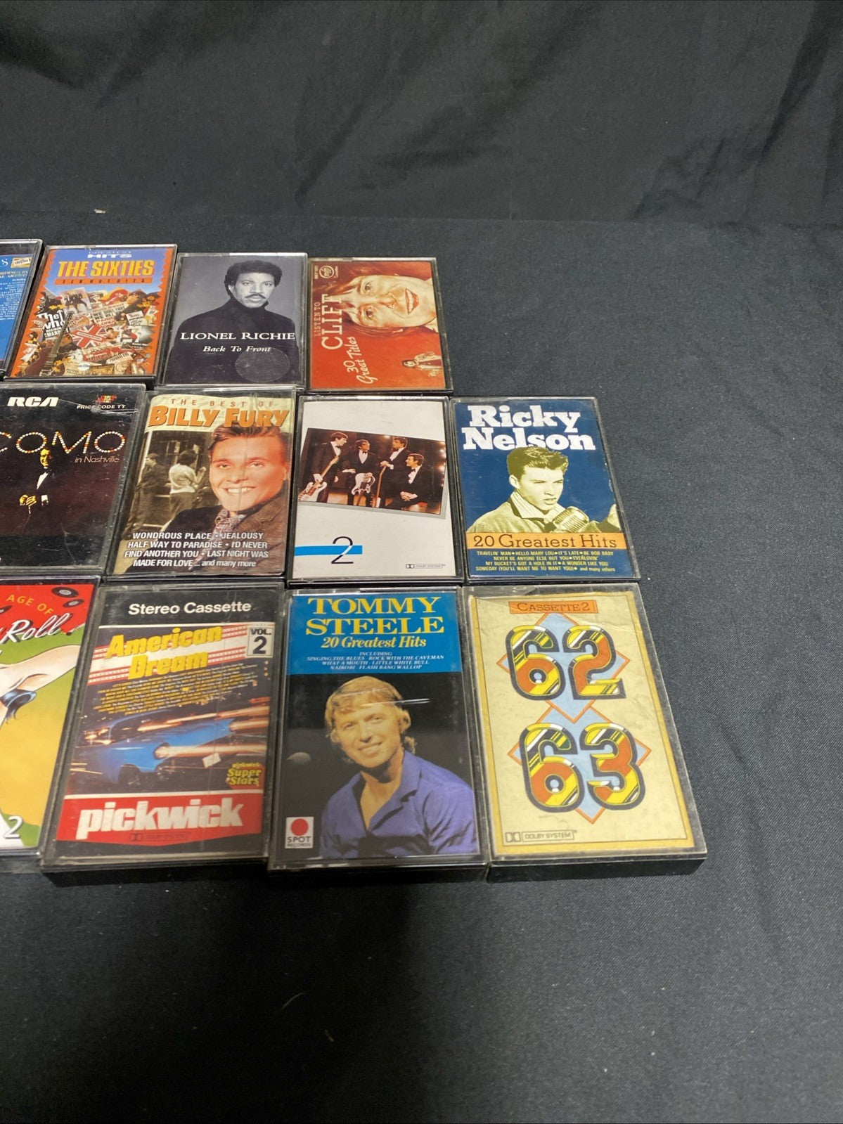 20 Cassette tapes Mainly 60's Rock N Roll Orbison Steele Fury - (1735)