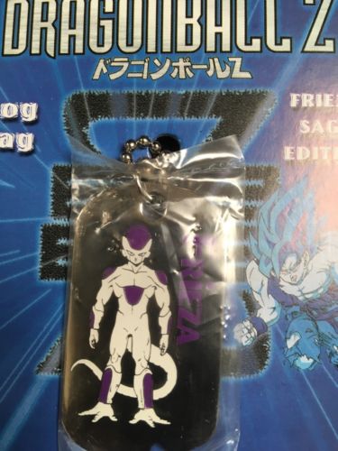 Dragonball Z Dog Tag and chain - FRIEZA - Brand new on card rare item - (6141)