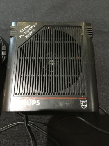 1980'S Philips Stereo Loudspeaker System Model SBC 3202 - WORKING - (6904)