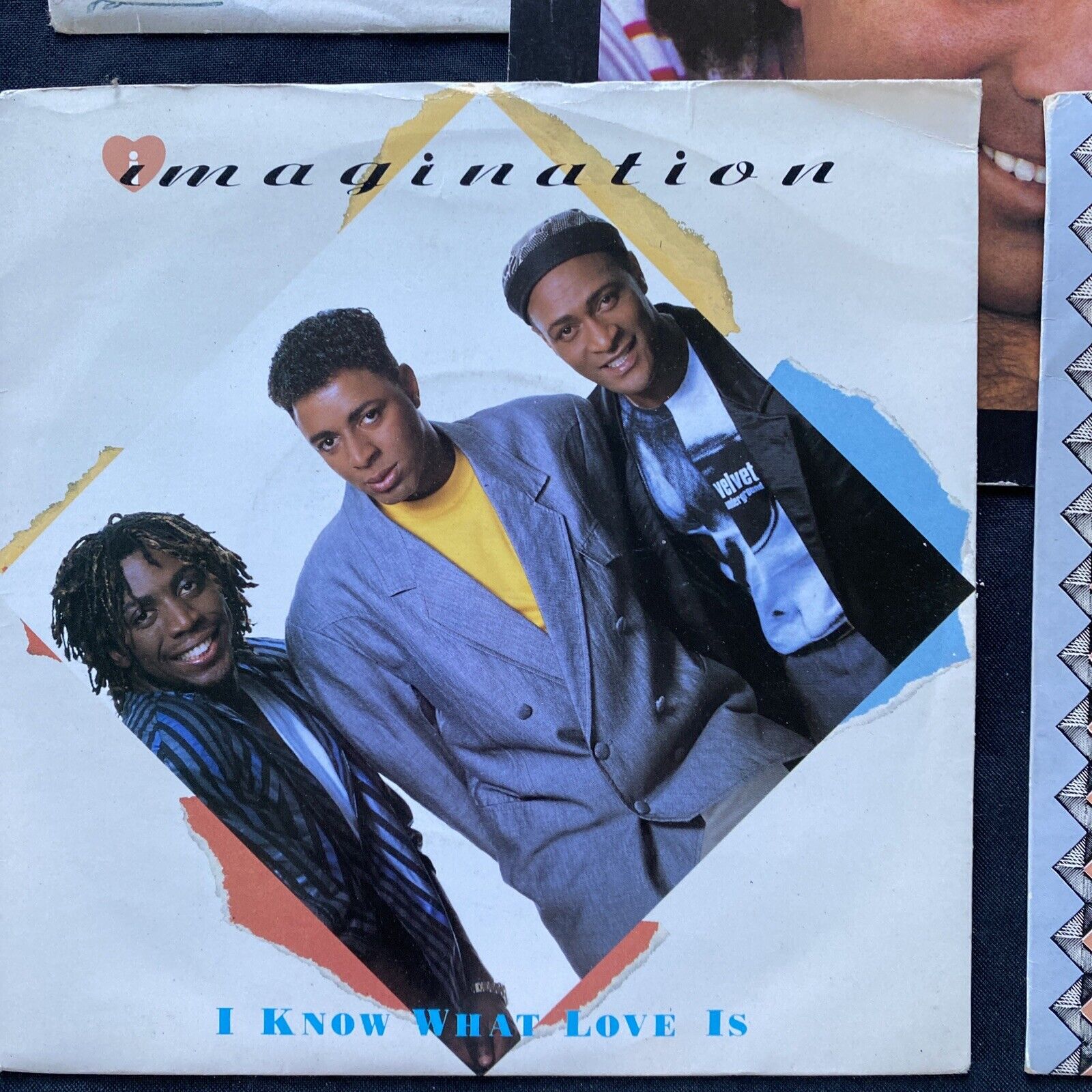 Vinyl Records 7" Singles 5 x 1980's Imagination, Julio Iglesias Whispers (9461)