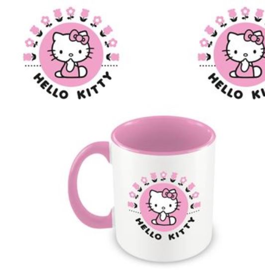 MUG Boxed Ceramic Coloured Inner - Hello Kitty