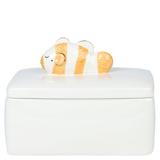 Paperchase Clown Fish Ceramic Trinket Box large - 0943