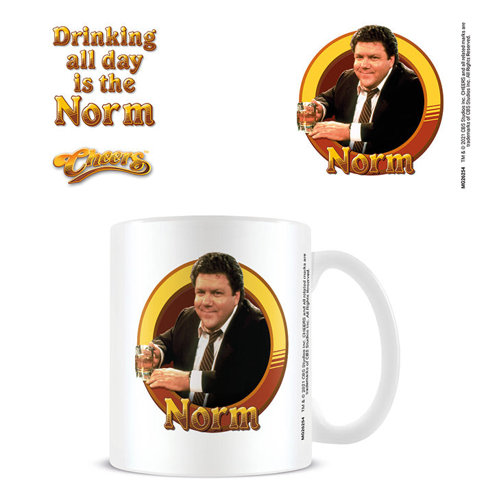 MUG Boxed Ceramic - TV - CHEERS Norm Drinking