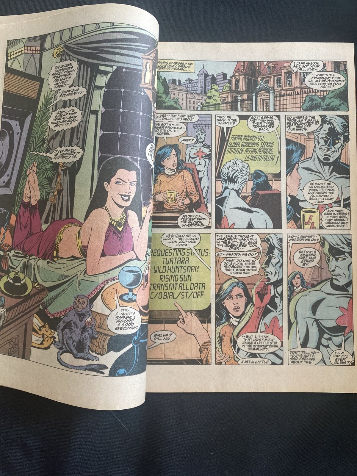 COMIC - DC Comics Justice League EUROPE -ANNUAL 1990  (8799)