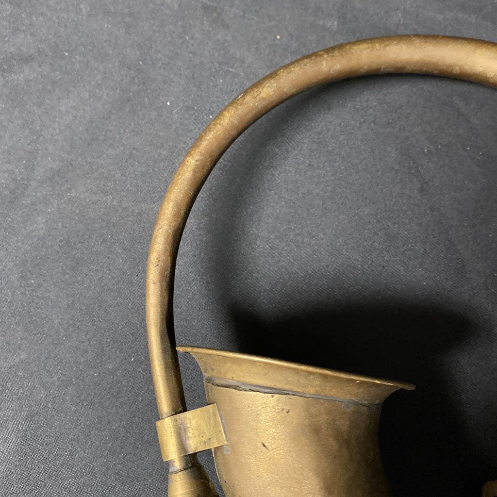 Antique Car Horn Brass body no 14 1910 to 1920,  Works Fine (1447)