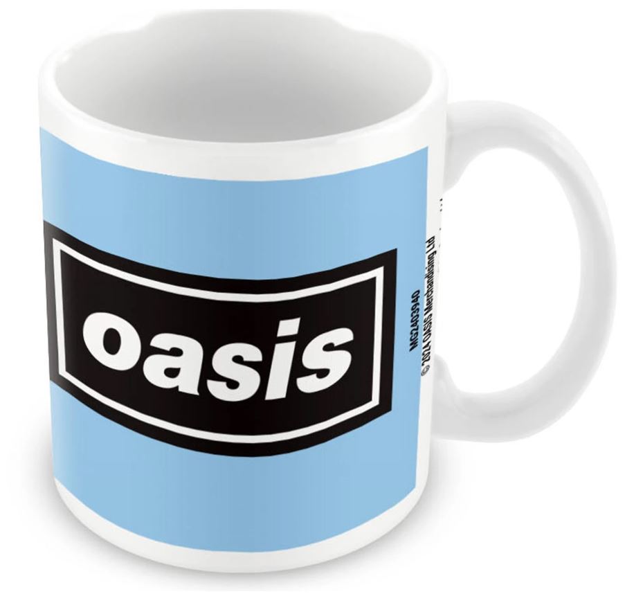 MUG Boxed Ceramic - MUSIC - Oasis, Logo Blue