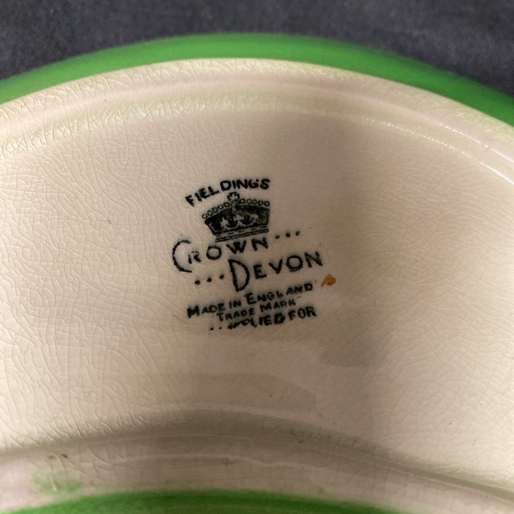 Fieldings Crown Devon Cabbage Leaf Serving plate 21cm - (1723)