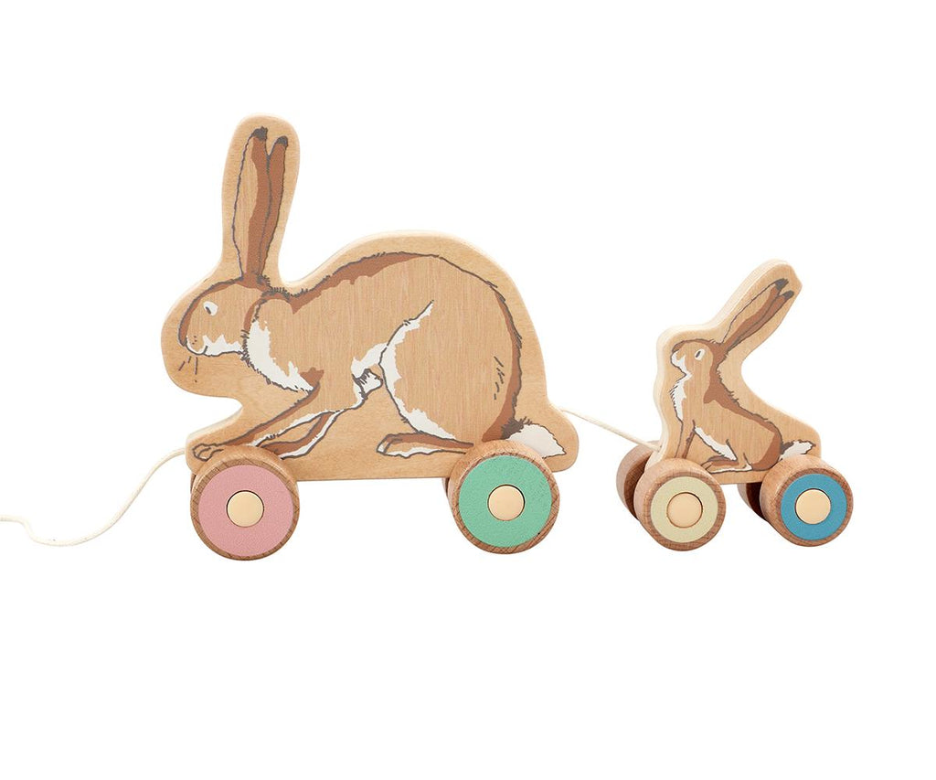 Guess How Much I Love You Wooden Pull Along by Rainbow Designs