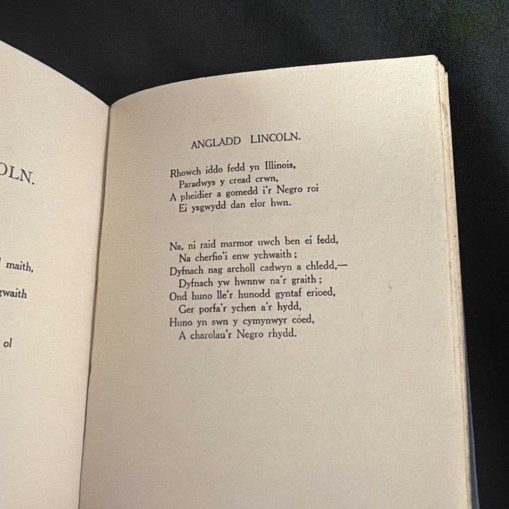 Cerddi Crwys, William Williams - Welsh Language book - (1888)