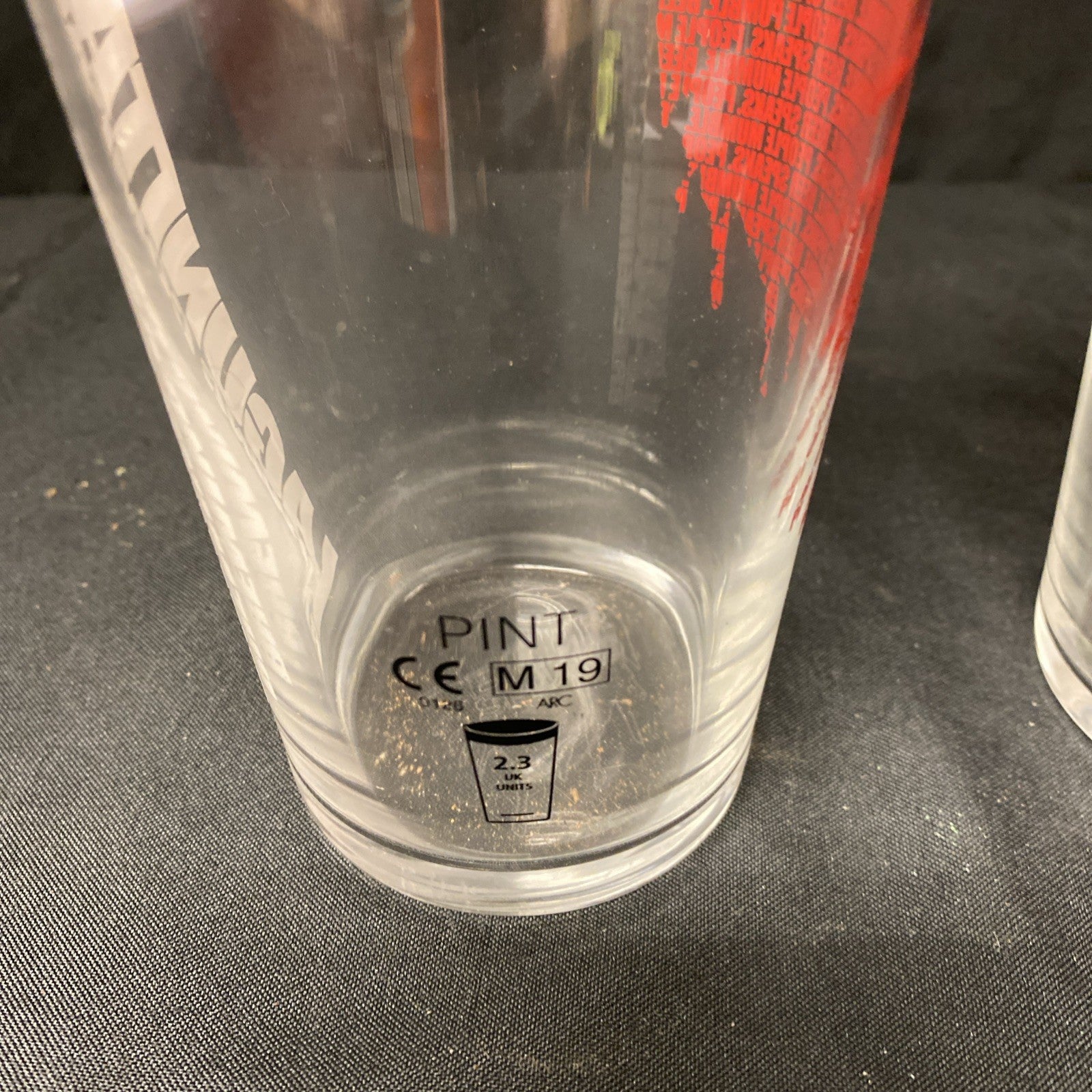 2X Lagunitas Brewing Co. Pint Glasses Lager Beer Drinks Home Bar Pub (1337)