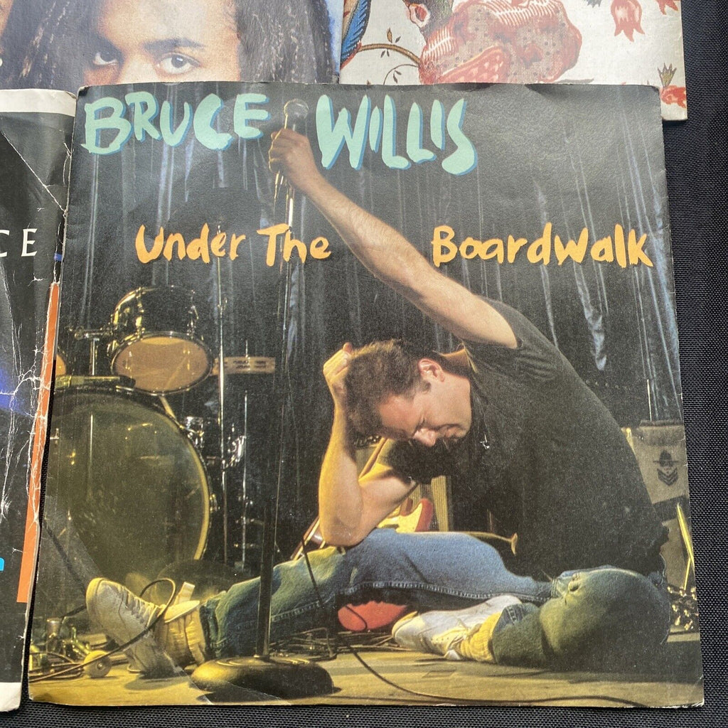 Vinyl Records 7" Singles 5 x 80's Cher, The beautiful South, Bruce Willis -9442