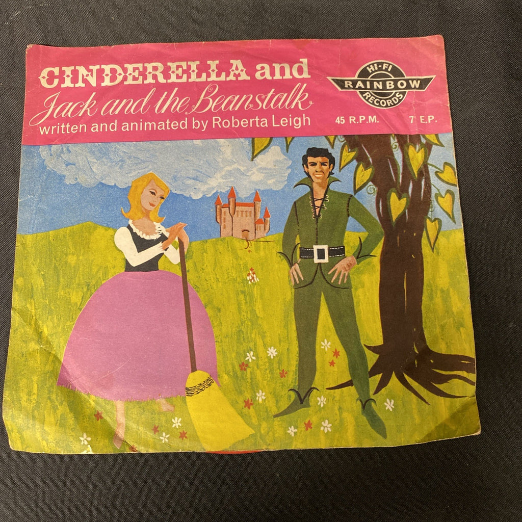 VINYL RECORD - Hi Fi Rainbow Records Cinderella and more RED Vinyl 7" - (1443)