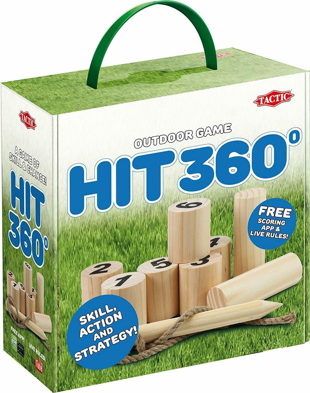 Tactic Garden Games - Hit 360° in Card case with carry handle