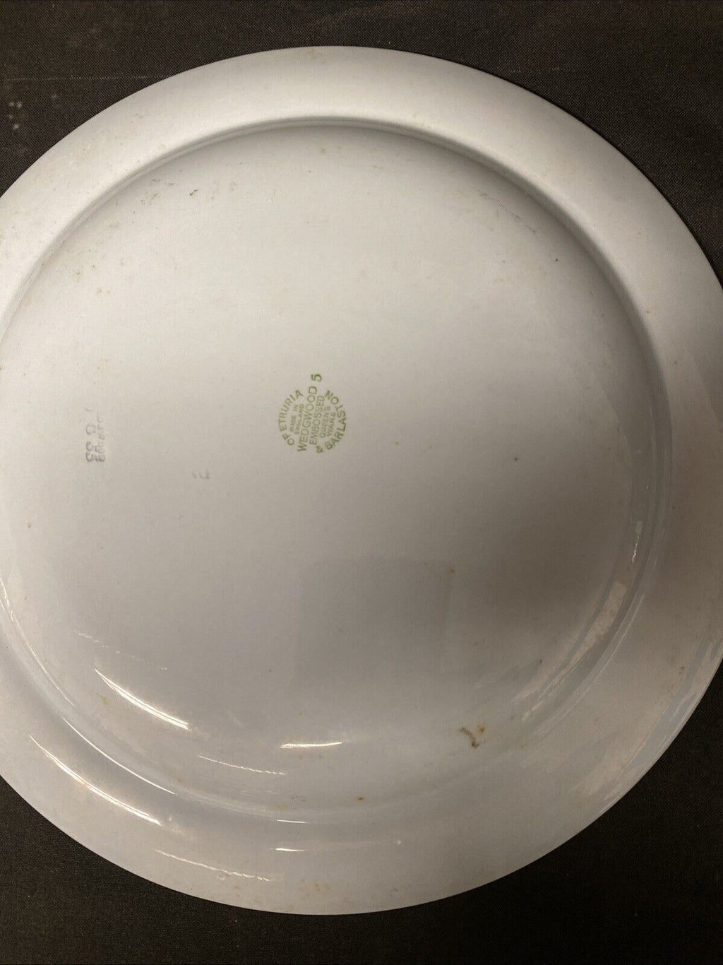 Wedgwood of Etruria Embossed Blue Queens Ware Dinner & Small plates - (5828)