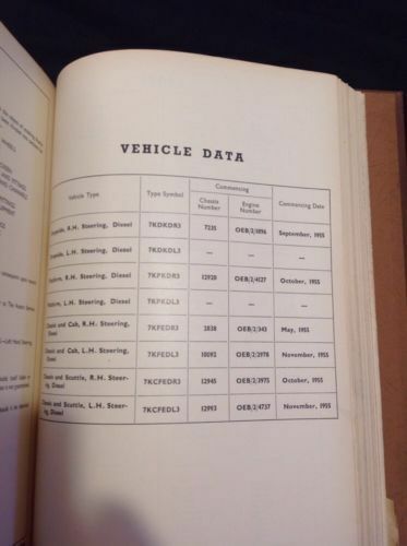 B.M.C. 7-Ton Truck Parts List - The Austin Motor Co Ltd - 1956 -Unused Book (339
