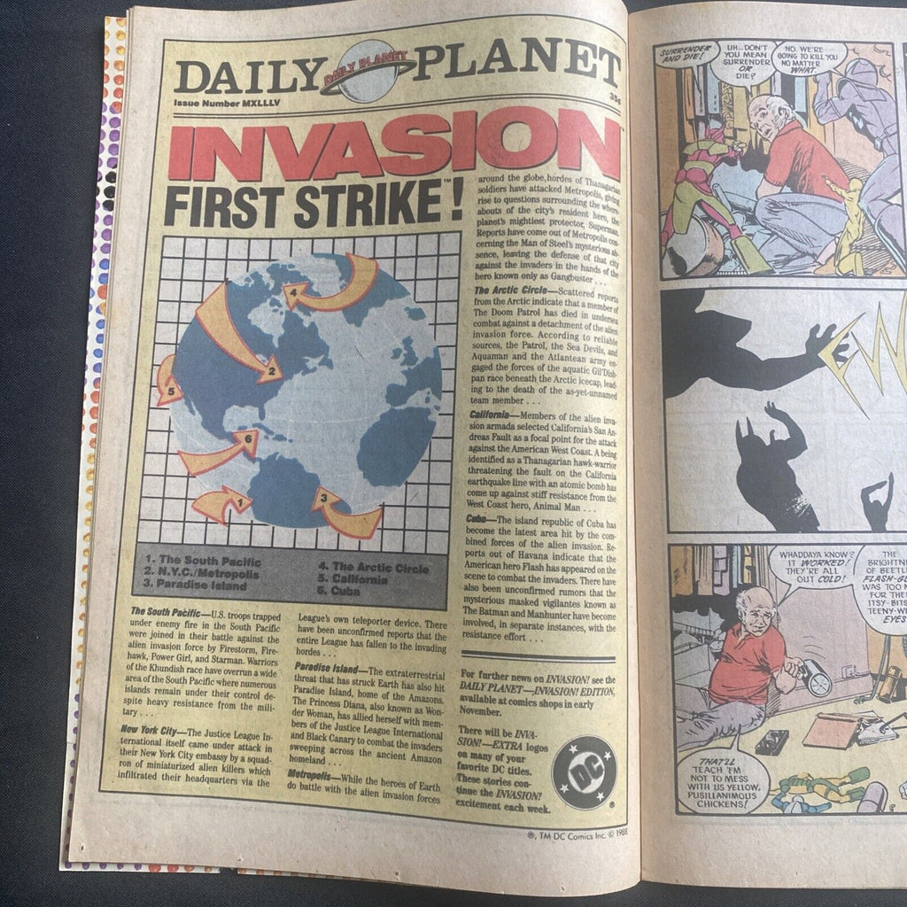 COMIC - DC Comics Justice League INTERNATIONAL - 1988 #22 - Oberon  (8801)