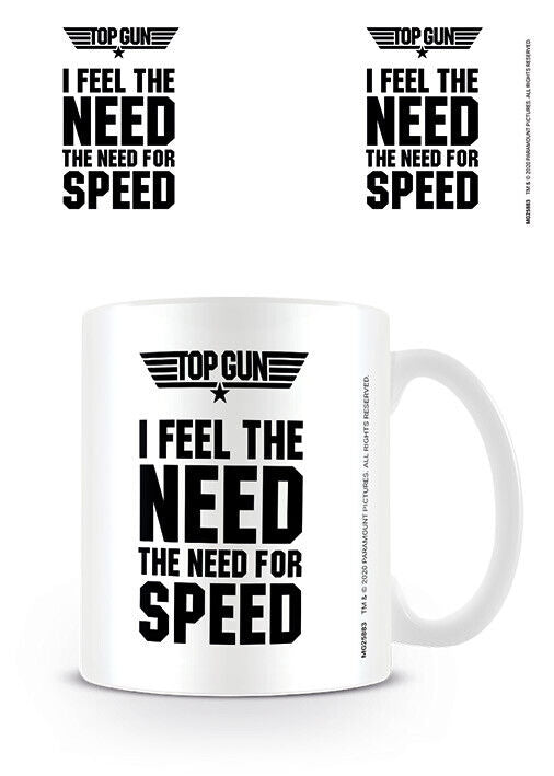 MUG Boxed Ceramic - MOVIE - TOP GUN (The Need For Speed)