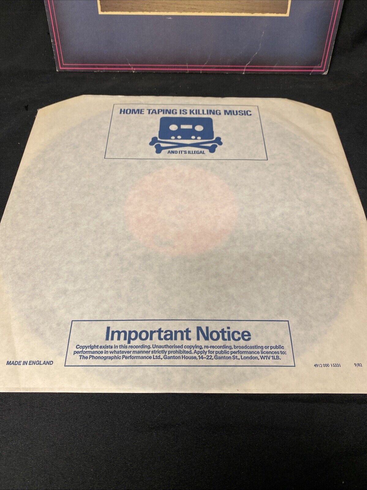 VINYL RECORD - Vangelis - Chariots of Fire Original Score 1981 LP - (5687)